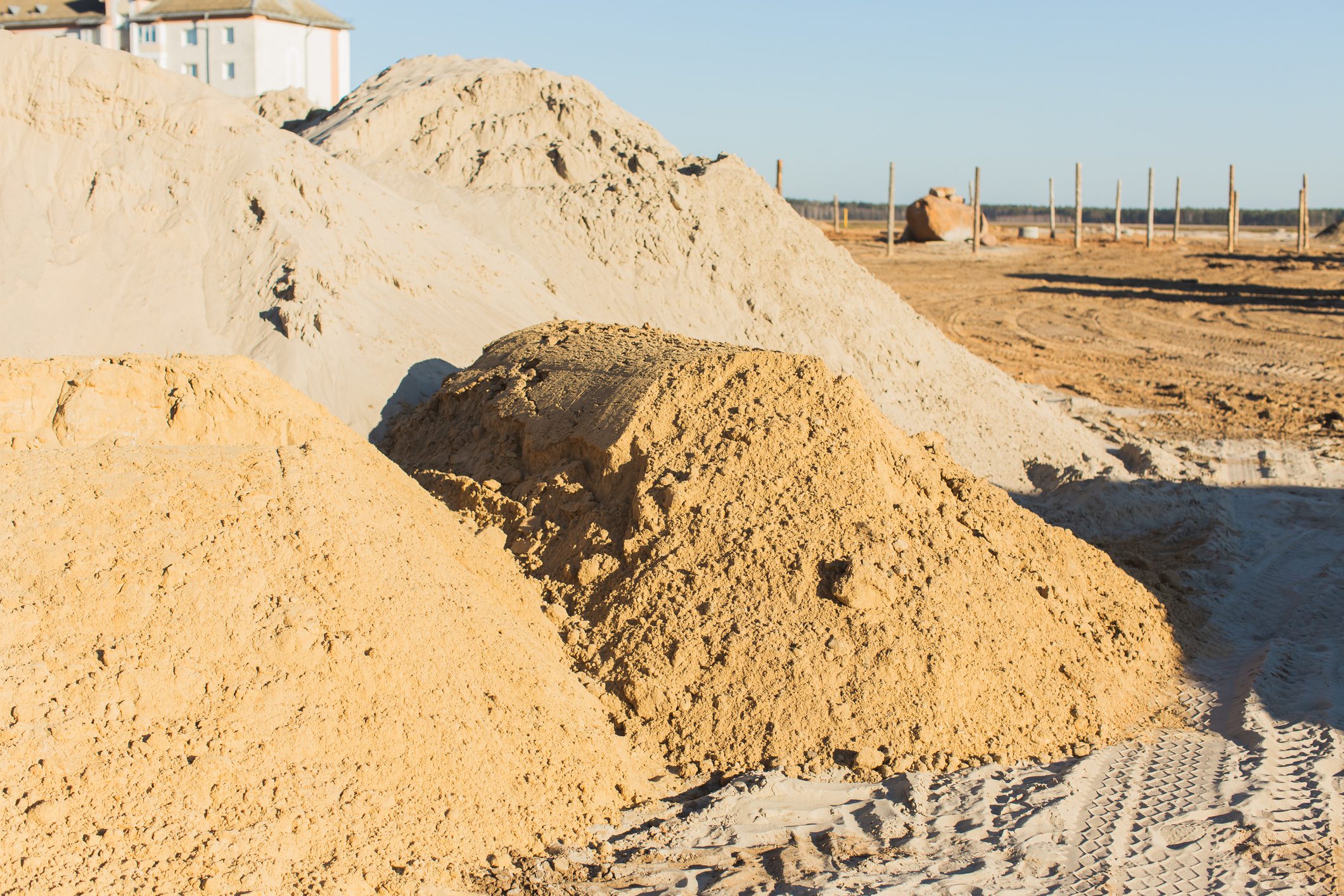 Construction. Construction industry.  Lay the foundation